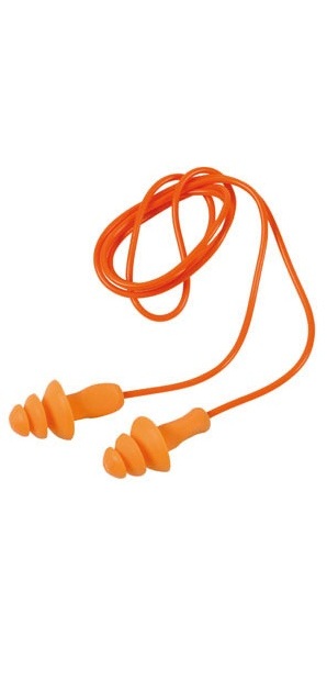 3M Ear plug re usable flouro orange 1270