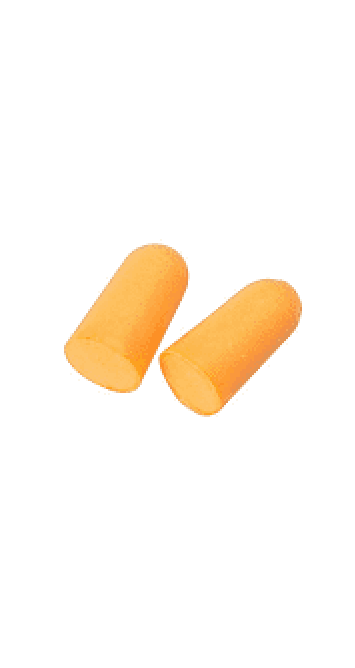 Ear plug orange for dispenser