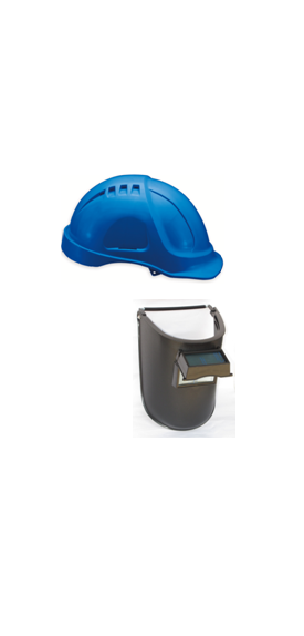 Flip up type Dual-Glass Welders Guard with Helmet